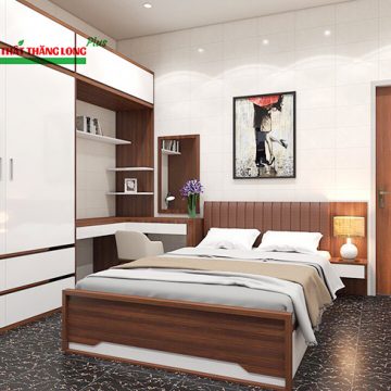 Thiết kế nội thất nhà phố căn hộ 2 phòng ngủ