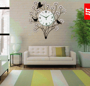 Đồng hồ treo tường trang trí Chim Sum Vầy – Đầy Hạnh Phúc