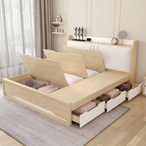 [GN10] Giường ngủ đa năng có ngăn kéo hiện đại 1m6 x 2m