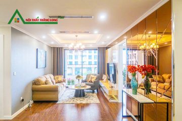 Thiết kế nội thất phòng khách chung cư theo phong thủy