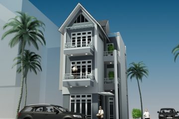 Mẫu nhà phố 3 tầng 7x15m phong cách hiện đại tuyệt đẹp