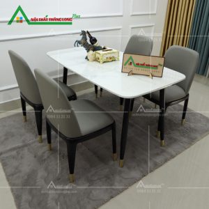 [BA19] Bàn ăn gia đình 4 ghế GRACE hiện đại kết hợp