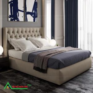 [GN12]Giường ngủ bọc nỉ đa năng cao cấp