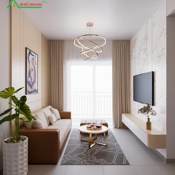 Thiết Kế Nội Thất Phòng Khách Hiện Đại Đơn Giản