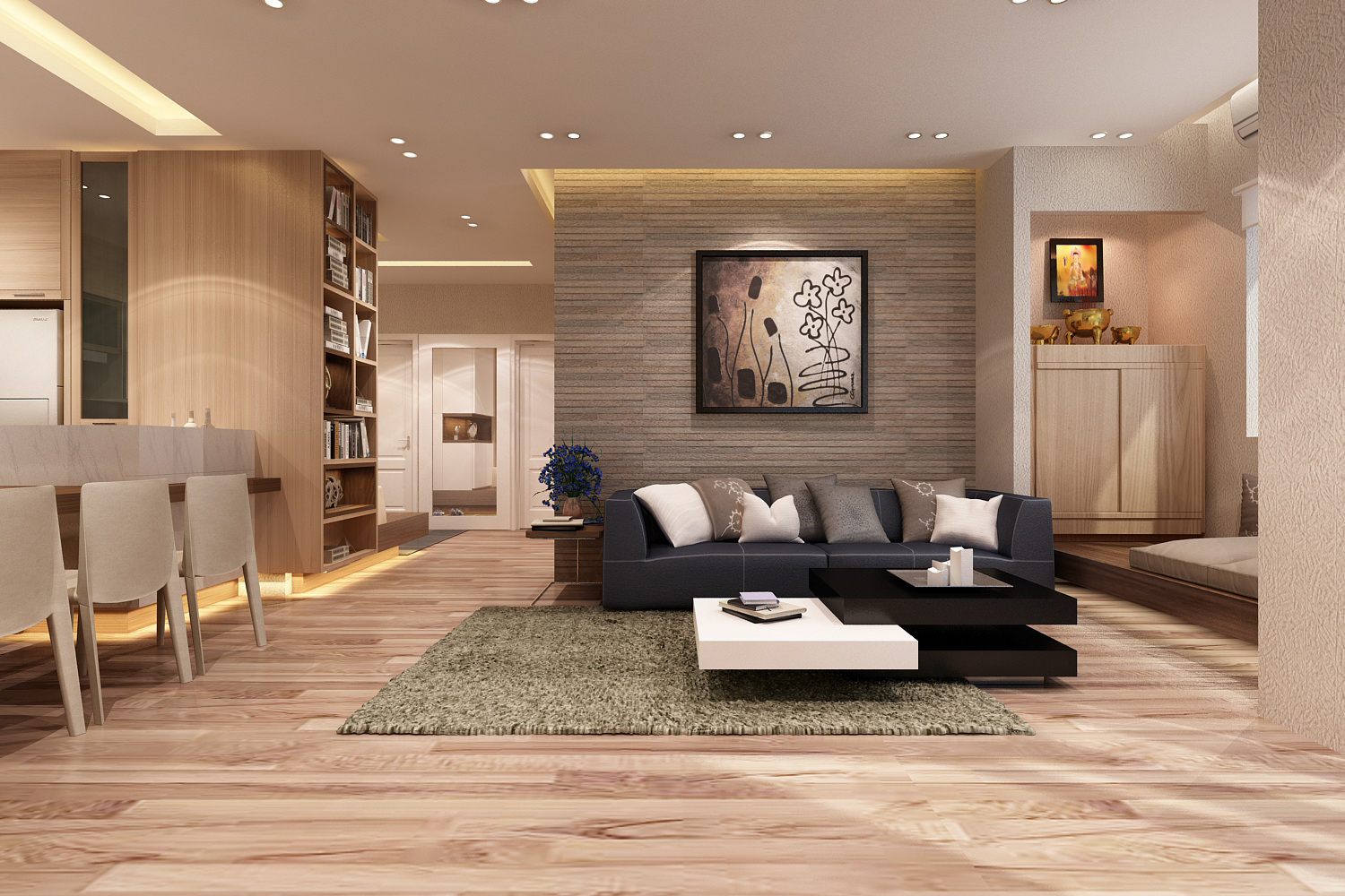 Sample of living room layout