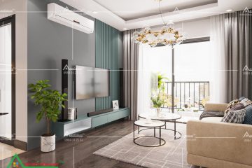 Thi công nội thất căn hộ rộng 70m2 tại KĐT Dương Nội, Hà Đông