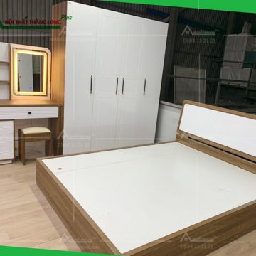 Combo nội thất phòng ngủ giá rẻ – Tủ quần áo 3 buồng