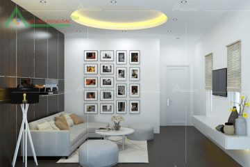 [Xu hướng]Thiết kế nội thất nhà ống 2 tầng phong cách hiện đại