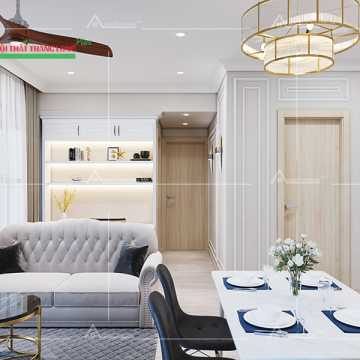 Thiết kế thi công nội thất chung cư Sky Garden sang trọng và hiện đại