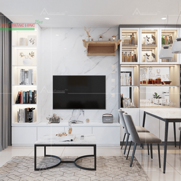 Thiết kế nội thất chung cư vinhome smartcity đại mỗ – 2PN