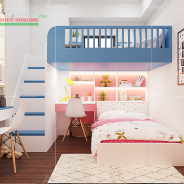 Mẫu thiết kế nội thất phòng ngủ dành cho bé mang đậm chất cá tính