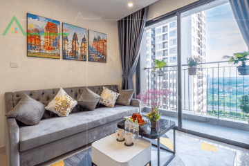 Thiết kế nội thất phòng khách Vinhome Ocenpark sang trọng, tiện nghi