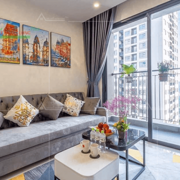 Thiết kế nội thất phòng khách Vinhome Ocenpark sang trọng, tiện nghi