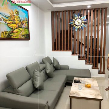 Thiết kế nội thất phòng khách hiện đại giá rẻ tại Hà Nội – Nhà Anh Hùng