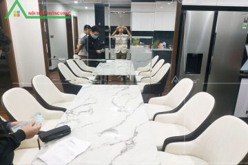 Bàn ăn 6 ghế hiện đại chung cư 136 hồ tùng mậu