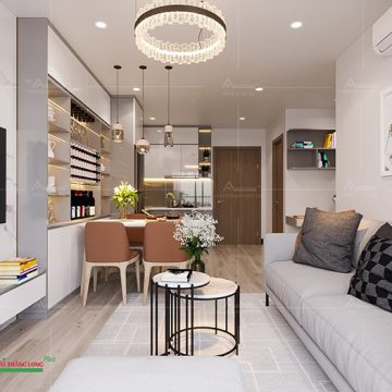 Thiết kế nội thất chung cư 1+1 Vinhome Ocenpark hiện đại nhất