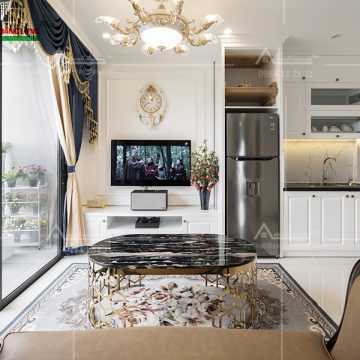 Thiết kế thi công nội thất chung cư Vinhome Ocen Park đẹp