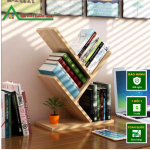 [KS113] Kệ sách để bàn hình cây