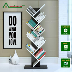 [KS03] Kệ sách hình xương cá