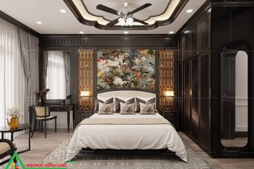 Thiết kế nội thất phòng ngủ chung cư Sunshine Garden