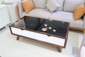 [BT02] Bàn Trà Gỗ Sồi Tự Nhiên