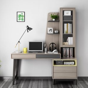 [BH04] Bàn Học Bàn Làm Việc Kèm Giá Sách Đa Năng