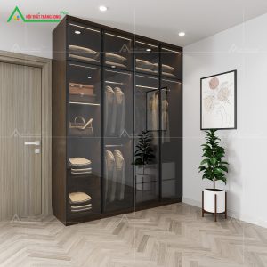 [TA07] Tủ Áo 4 Cánh Kính