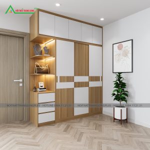 [TA05] Tủ Áo 3 Cánh Lùa