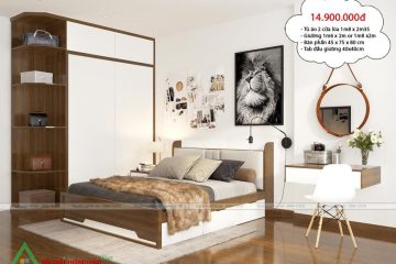 Combo nội thất phòng ngủ giá 14tr9 – Trọn gói từ A-Z