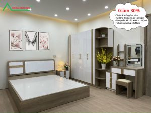 Combo phòng ngủ giường tủ