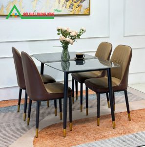 [BA01] Bàn Ăn nhập khẩu 4 ghế hiện đại