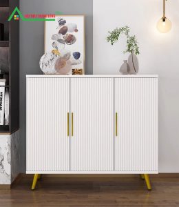 [TG03-3] Tủ Giầy Hiện Đại Mới 3 Cánh Full Trắng
