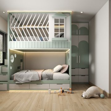 Thiết kế phòng ngủ bé Đức Giang – Long Biên