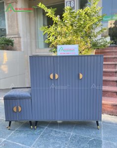 [TG04-1] Tủ Giầy Hiện Đại 4 Cánh Lan To Màu Trắng