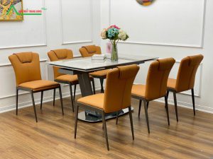 [BA02] Bàn ăn thông minh nhập khẩu bộ 6 ghế