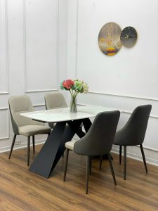 [BA17] Bàn ăn cố định 4 ghế