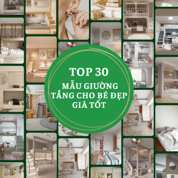[Dành cho ba mẹ]  TOP 30 Mẫu phòng ngủ giường tầng cho bé đẹp, giá tốt