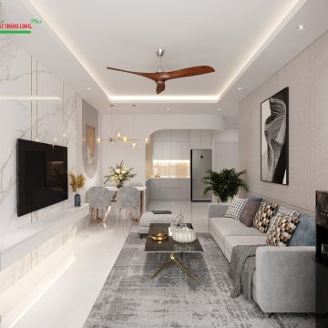 Thiết kế nội thất chung cư Usilk Hà Đông – 79m2