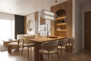 Thiết kế nội thất chung cư tại Bình Minh Garden – 100m2