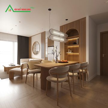 Thiết kế nội thất chung cư tại Bình Minh Garden – 100m2