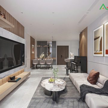 Thiết kế nội thất K3 Khai Sơn City – 89m2