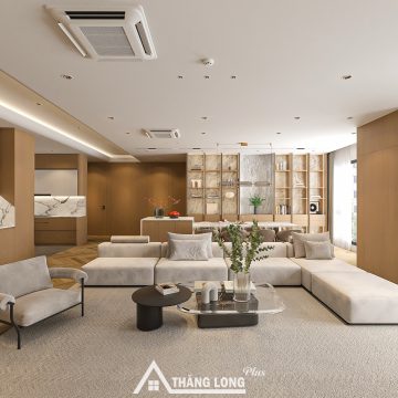 Thiết kế nội thất căn hộ chung cư R1B ROYAL CITY – 120m2
