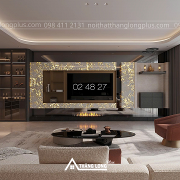Dự án thiết kế nội thất phòng khách Modern Luxury – Lê Trọng Tấn