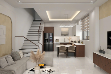 Dự án thiết kế nội thất nhà phố 2 tầng Hải Bối – Đông Anh